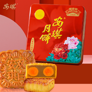 安琪双黄纯白莲蓉月饼